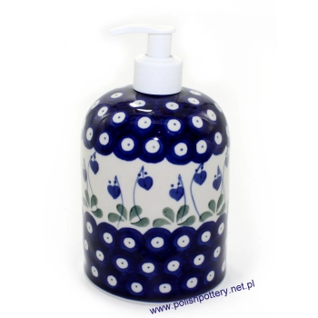 Pojemnik na mydło w płynie z dozownikiem 0,6L dek. 377OX